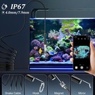 Endoscope Camera With Light  1920p Hd Borescope Camera With 8  Led Lights 16 4ft