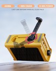 Hand Crank Emergency Radio Solar With 12000mah Power Bank  Noaa am fm weather Al