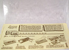 Vintage Craftaid Leather Template Deer Buck Mountains No  2240 Billfold Pattern