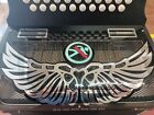 Hohner Panther Accordion Fa Or  Fb With  Rey Aguila Grill    Leather Straps 