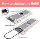 2 Pack Of 24 Cotton Refills For Industrial Class Floor 1 Count  pack 2  