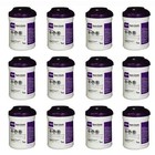 12 Canisters Q55172 Super Sani Cloth Germicidal Disposable Wipes Free Delivery