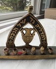 Vintage Dayagi Menorah Made In Israel Hanukkah Judaica Beautiful   