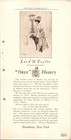 Antique Lord   Taylor Onyx Hosiery Magazine Print Ad 1900s Broadway Fashion