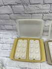 Two Vintage Tupperware Deviled Egg Keeper Carrier Tray Containers 723 Usa Read