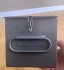Vintage Metal Safe Deposit Box