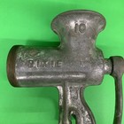 Vintage Enterprise No  10 Cast Iron Tinned Kitchen Meat Chopper Grinder