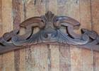 Vtg Wooden Ornamental Pediment 36  Early 1900s