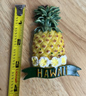 Vintage 2003 Hawaii Pineapple Flowers Magnet Travel Souvenir Island Heritage