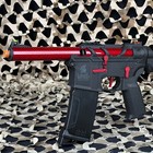 New Lancer Tactical Airtac Customs Gen 3 Airsoft Gun - Red  lt-airtac-g3-r 