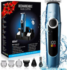 Hair Beard Trimmer With Clipper Nose Eyebrow Mustache Face Neck Rechargeable