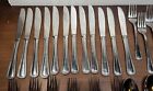Cuisinart Stainless Flatware Country Bead Beaded W serving Pieces   50 Pc Lot 