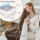 Sherpa Fleece Blanket- Thick Warm Blanket For Winter  Soft Fuzzy Plush Blanke   