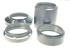 Unbranded 62mm Screw-in Metal Lens Hood Shades Lot Of 4 Hoods