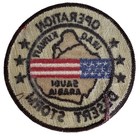 Operation Desert Storm Iraq Kuwait Saudi Arabia Withus Flag Patch Original
