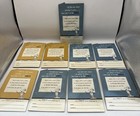 Clearwaters First National Bank Ohio Coin Savings Books Lot Of 9 Empty Boxes