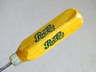 Original Vintage Pepsi Cola Wooden Handle Advertising Ice Pick   Nice Patina 