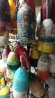 Rustic Distressed Maine Lobster Buoy Nautical Decor Freeship Usa