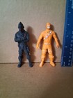 Fortnite 4 Inch Rubbery Statue Figurines Lot Merry Marauder And The Black Knight
