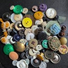 Jar Of Vintage   Antique Buttons