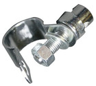 New 1  Handlebar Universal Motorcycle Chrome Mirror Mount Clamps  qty  2 