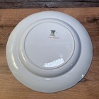 Lot Of 2 Vintage Spode Fitzhugh Red 10  Dinner Plates Green Stamp W155