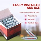 12g Co2 Cartridge Airsoft Bb Gun Paintball Non-threaded 25 Pack