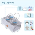 Baby Diaper Caddy Organizer portable Nursery Essentials Storage Diaper Caddy    
