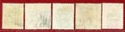 Hong Kong  31-35  Qv Surcharges  Used  Scv  605 00  lot 2 
