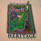 1990 New Orleans Jazz And Heritage Festival T-shirt  large 42-44  Vintage 