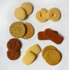 10pcs Fake Danish Cookies Faux Chocolate Cream Sandwich Cookie Fake Food Decor