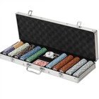 14 5 Gram Clay Poker Chip Set 500 Pieces Claytec Style Chips With Aluminum Case