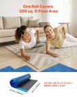 Vevor Floor Underlayment 200 Sq Ft 3mm Sound vapor Barrier For Laminate Blue