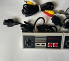 Nintendo Nes Oem Ac Adapter Power Supply Av Cables Rf Cord 2 Controllers Tested