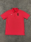 Georgia Bulldogs Polo Shirt Mens Medium Nike Block G Performance Stretch Casual