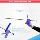 Brake Pedal Depressor Tool Adjustable Depressor For Car Brake  Accelerator Blue