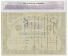 Mkt Railway Stock Signed By Jay Gould