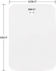 1000 Pack White Price Tags Hang Labels Kraft Paper Writable Retail Tags 1 9x1 4