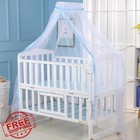 Vawolecy Baby Mosquito Net Dome Canopy Bed Mesh Breathable