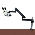 7x-45x Zoom Stereo Binocular Microscope With Articulating Arm Sturdy Post Stand