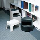 Zoro Select 5m655 Round Office Stool  2 Steps  350 Lb Load Capacity  13 1 2 In