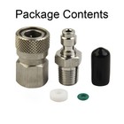 Pcp Quick Disconnect Male   Female Set 8mm 1 8 Npt Thread Accessories New