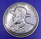 1902 Germany Silver Coin Medal Prussia Prince Albert Visit To America Very Rare