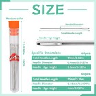 Garfxg 120pcs Beading Needles Straight Beading Needles For Jewelry Making  Size