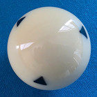 Predator Arcos Ii Reserve Cue Ball With 6 Black Triangles   Made By Aramith