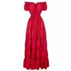 Halloween Medieval Renaissance Ladies Dress Stage Costume Cosplay Vintage Dress