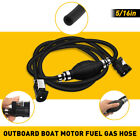 5 16  Gas Hose Fuel Line Assembly Primer Bulb Universal For Boat Outboard Marine