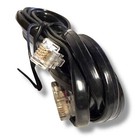 6ft Black Telephone Single Line  2-wire  Cord Cable Wire Rj11 Home Phone To Wall