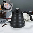 Stainless Steel Pour Over Coffee Pot With Thermometer Swan Long Neck High Capaci