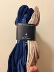Ben Sherman Men   s 5 Pairs Blue   Tan Extended Cushion Crew Cut Size 6-12 New